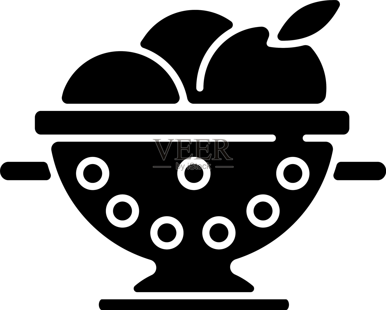 滤壶黑色字形图标图标素材