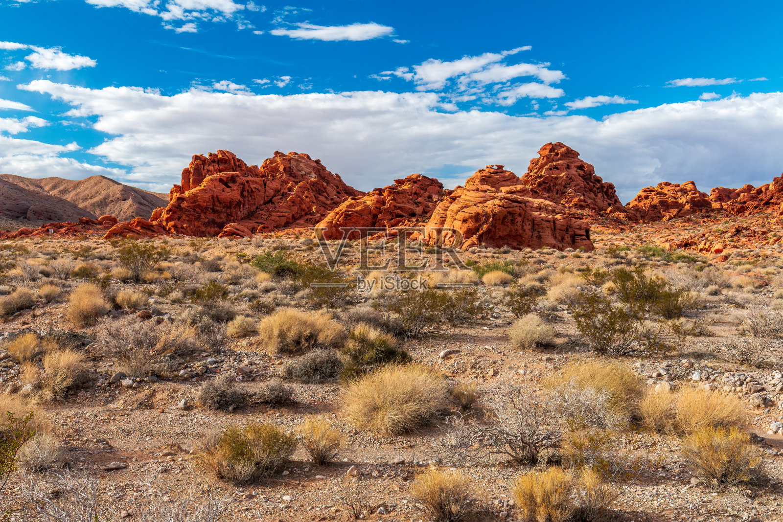 戏剧性的山谷火州立公园景观照片摄影图片