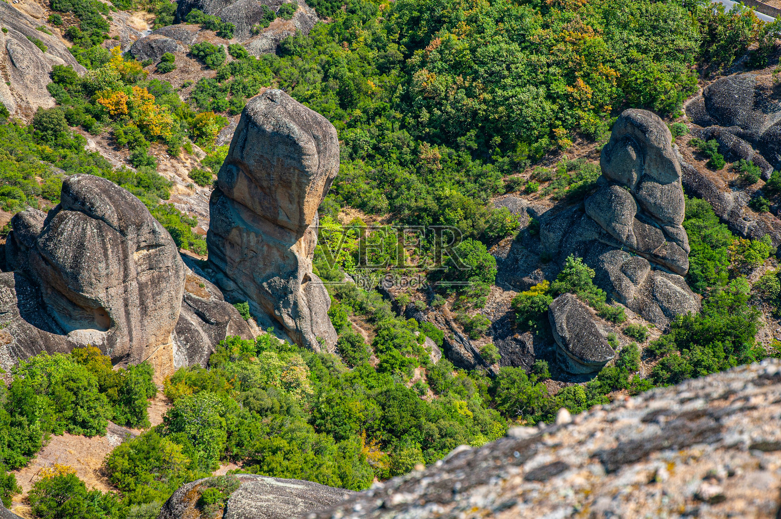 希腊迈特拉的圣三位一体修道院照片摄影图片