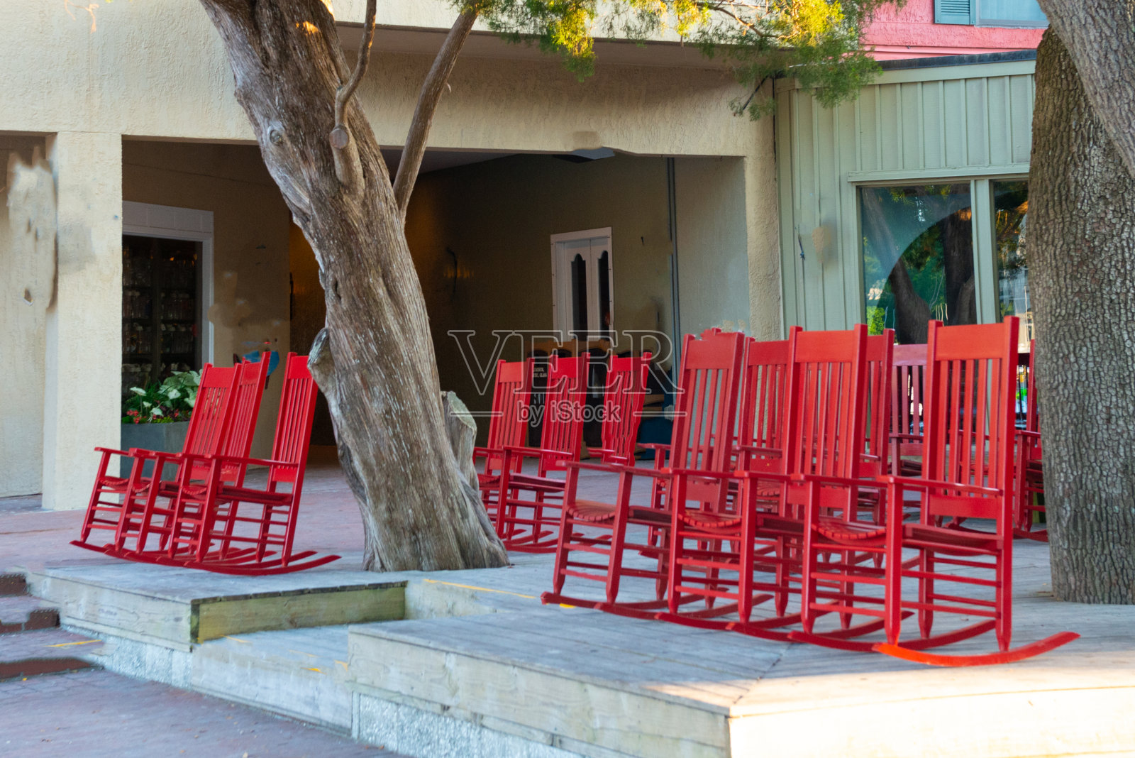 红摇椅-希尔顿海德，南卡罗来纳州照片摄影图片