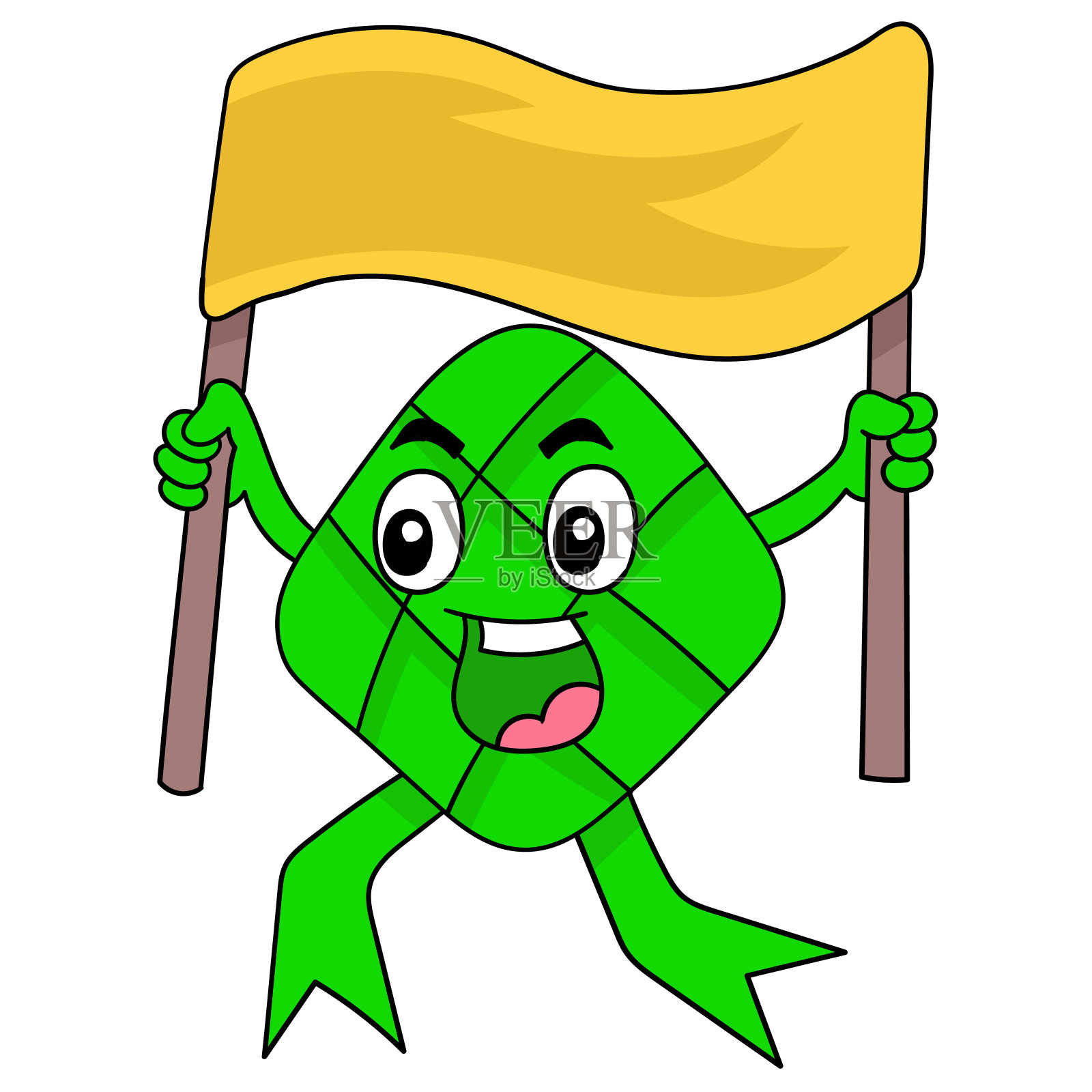 卡通贴纸插画图片素材