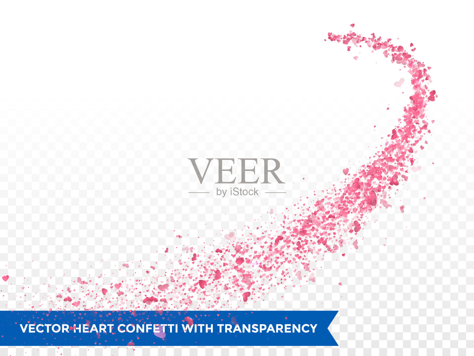 粉色心形痕迹背景插画图片素材