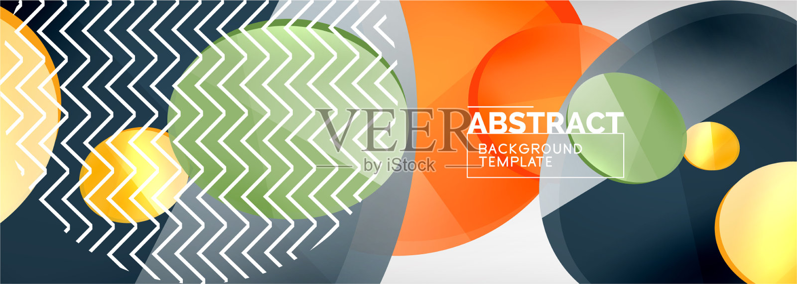 抽象光滑圆形背景插画图片素材