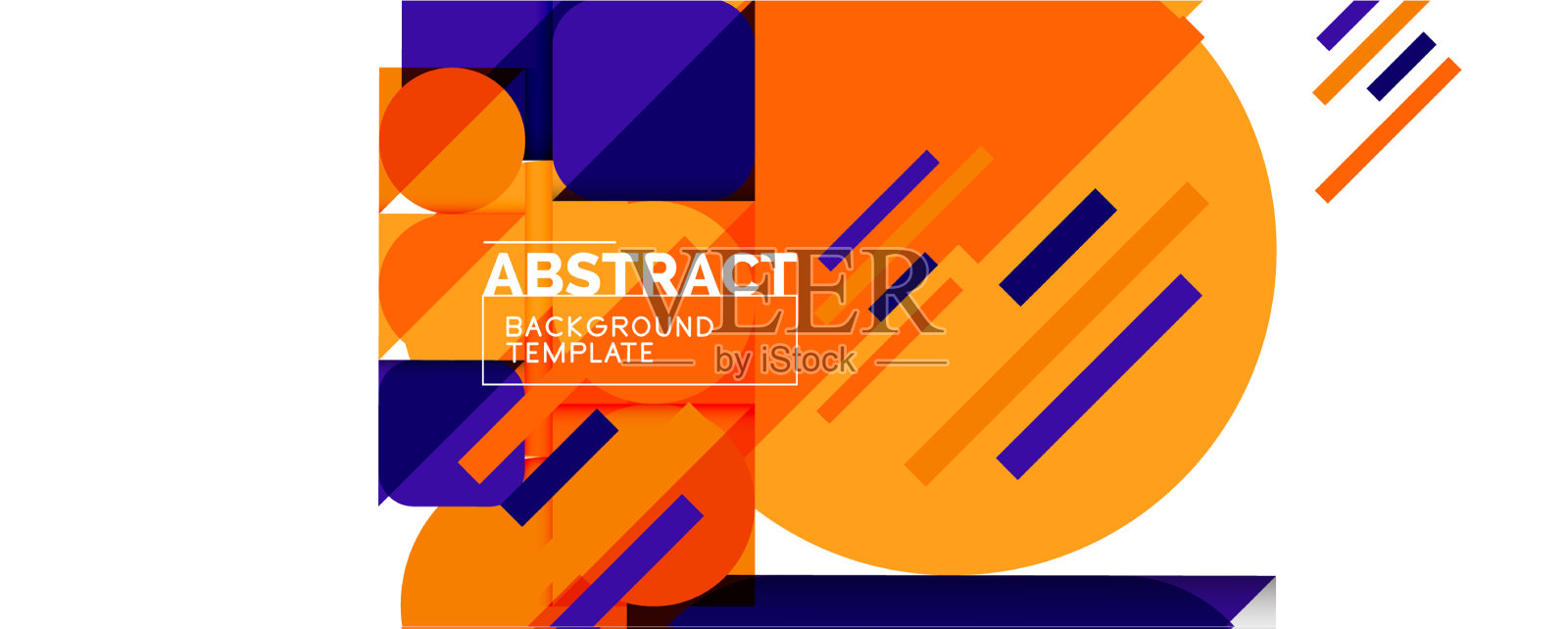 用简洁的几何抽象背景设计元素图片