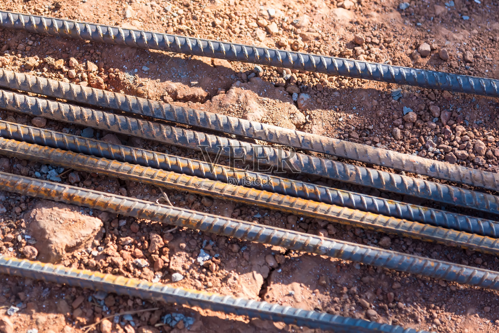 用来加固混凝土的钢筋照片摄影图片