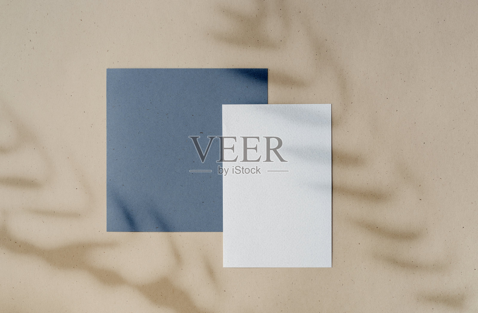 空的生态纸棕色bg阴影覆盖照片摄影图片