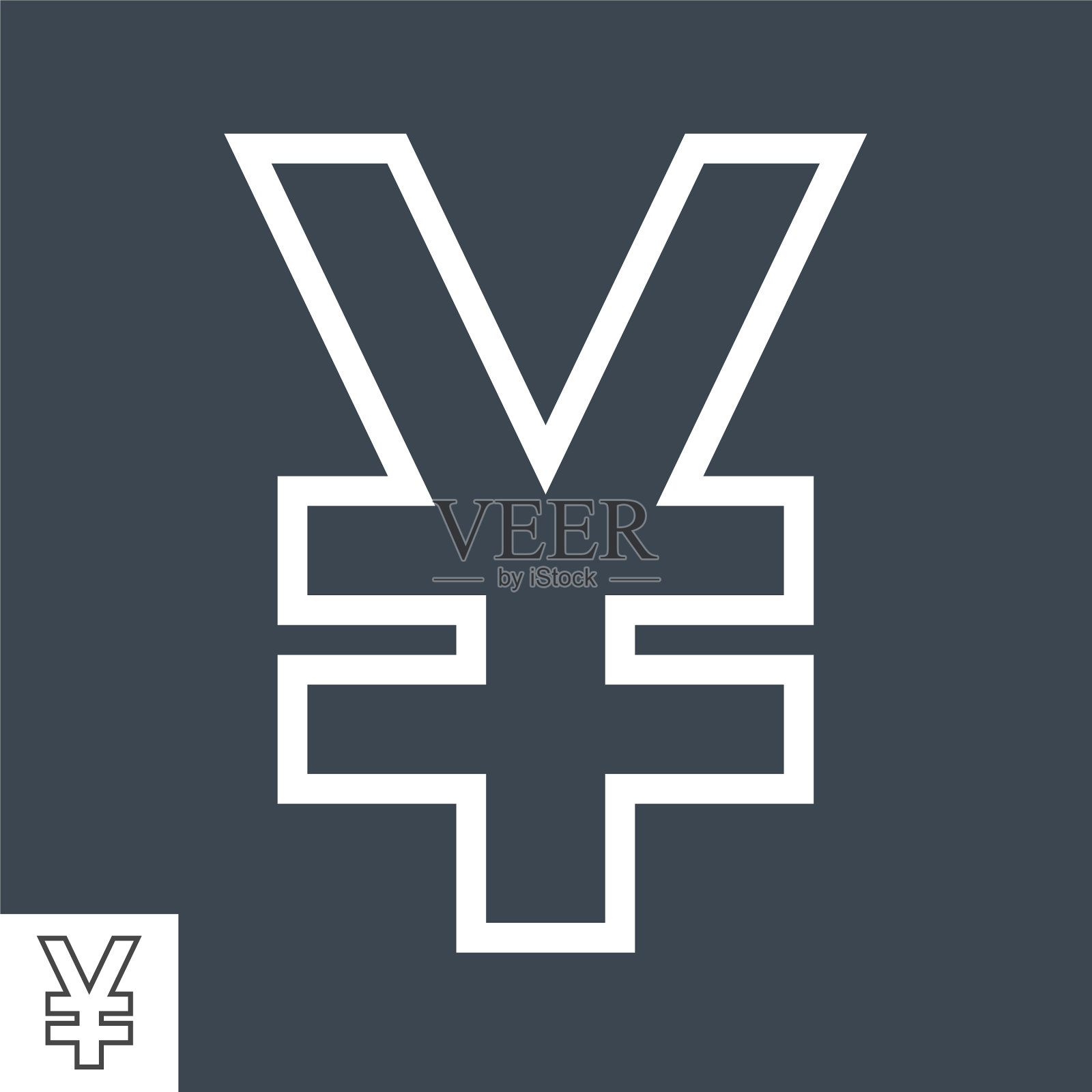 颜细线图标插画图片素材