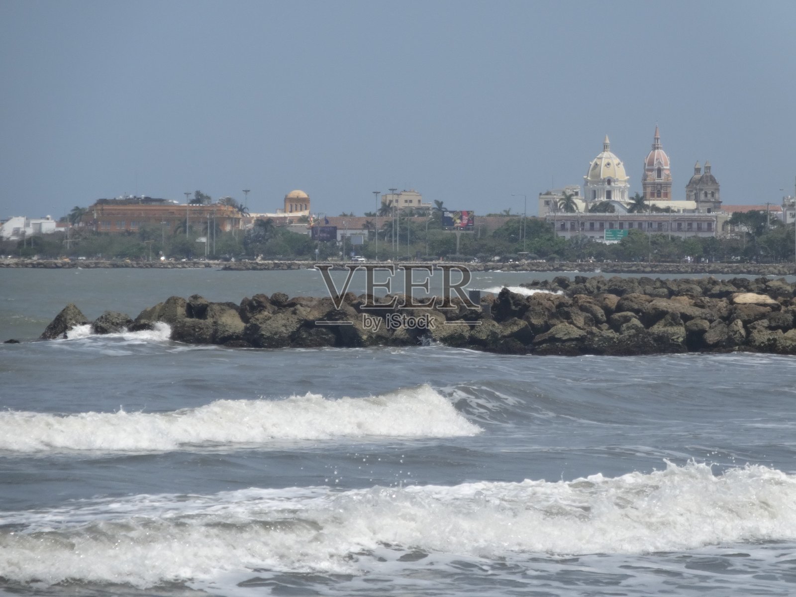 从博卡格兰德到卡塔赫纳的历史中心照片摄影图片