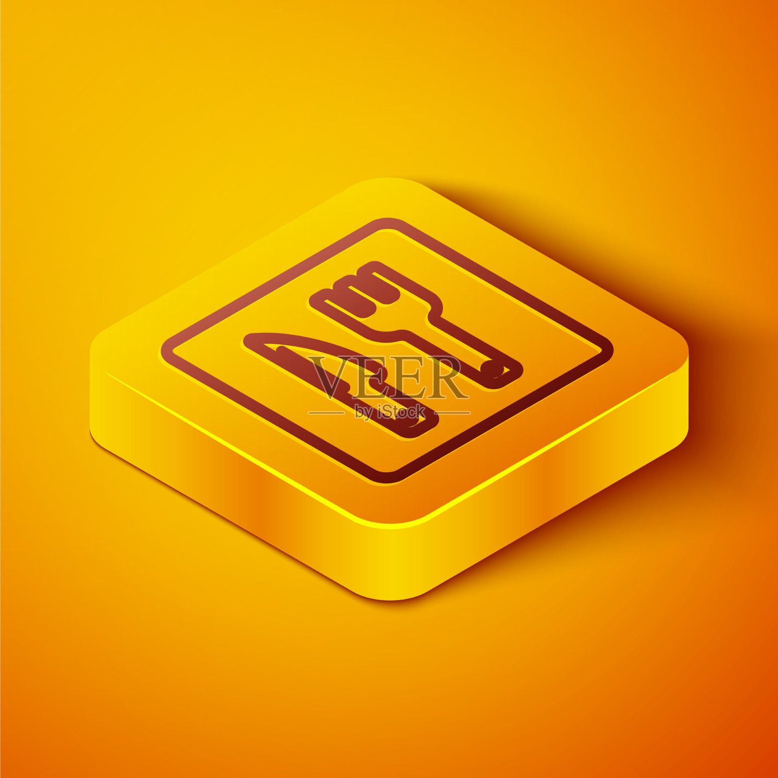 等距线咖啡厅和餐厅位置图标图标素材