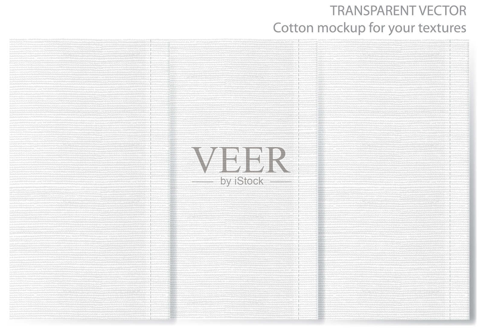 棉或亚麻质地的浅色图案。为您的设计提供透明阴影的矢量背景插画图片素材