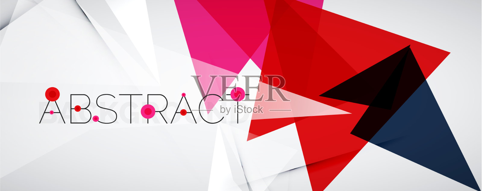 几何抽象背景颜色三角形插画图片素材