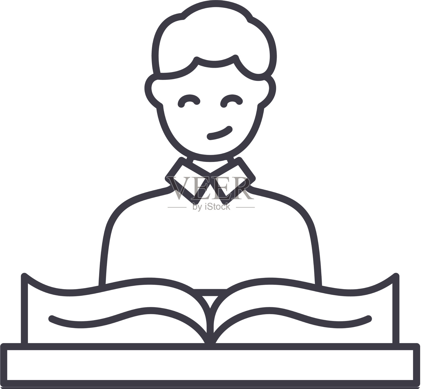 课件图标线性隔离设计元素图片