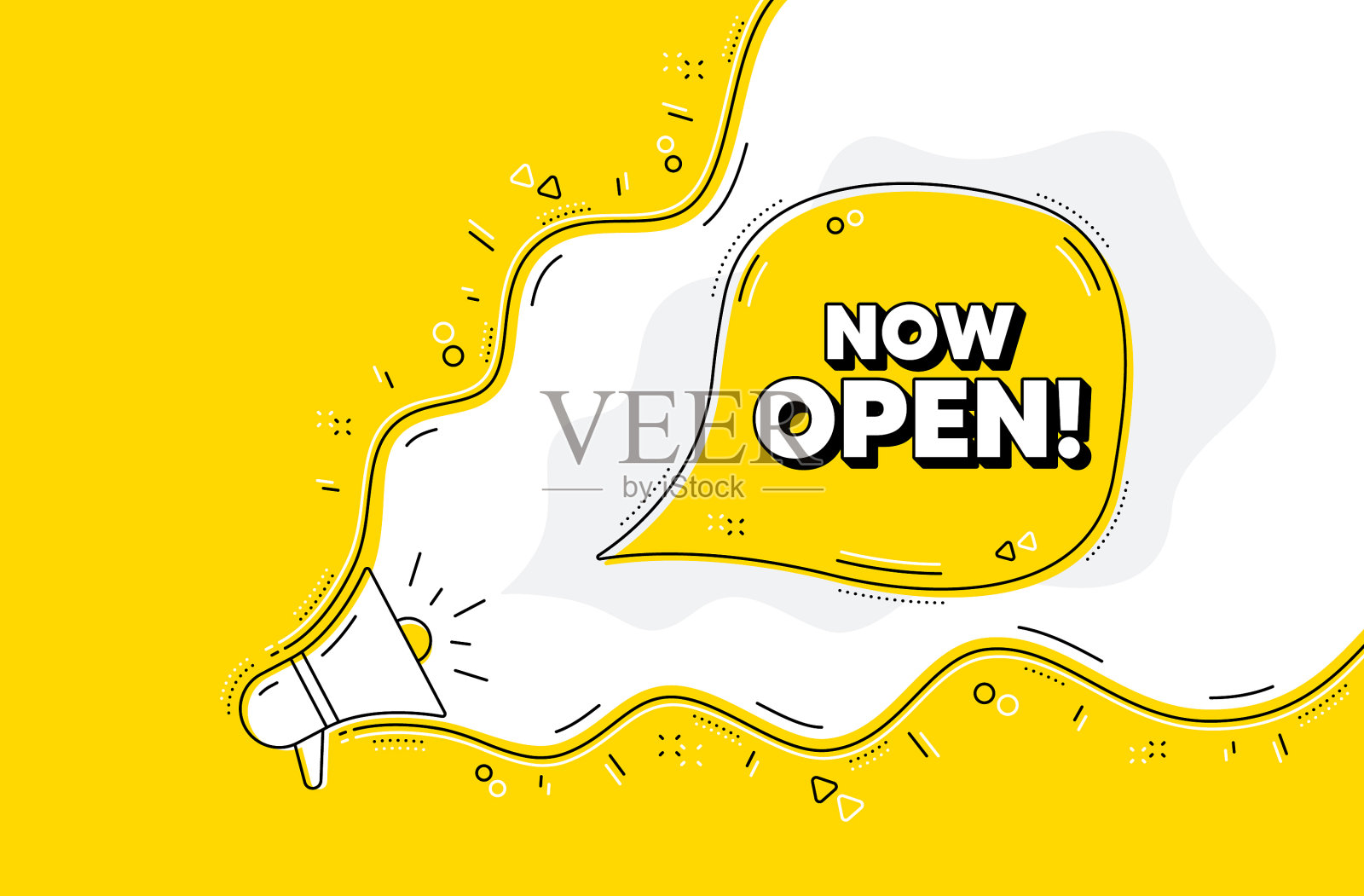 现开设推广新业务标志插画图片素材