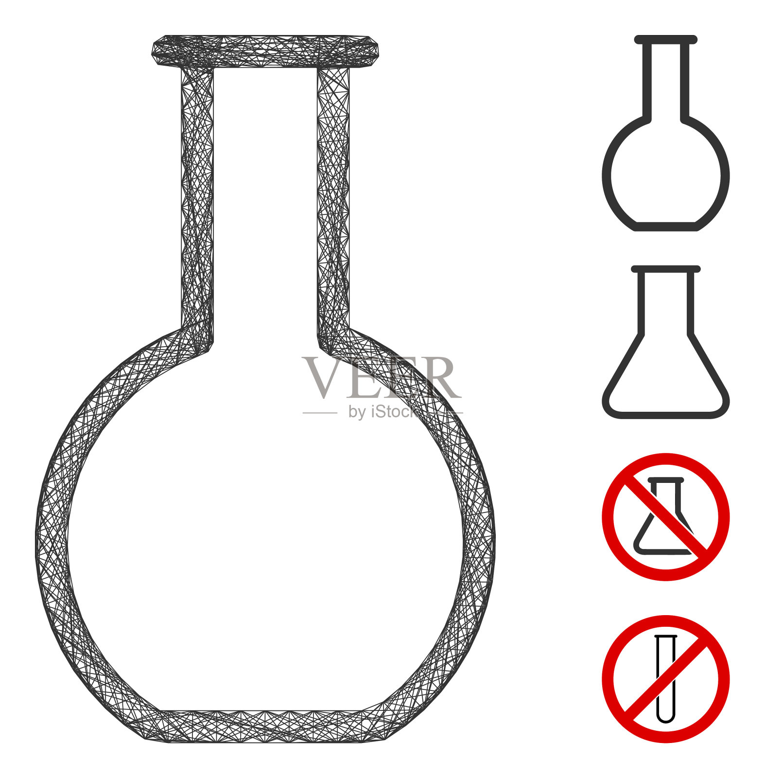 破壳空蒸馏网插画图片素材