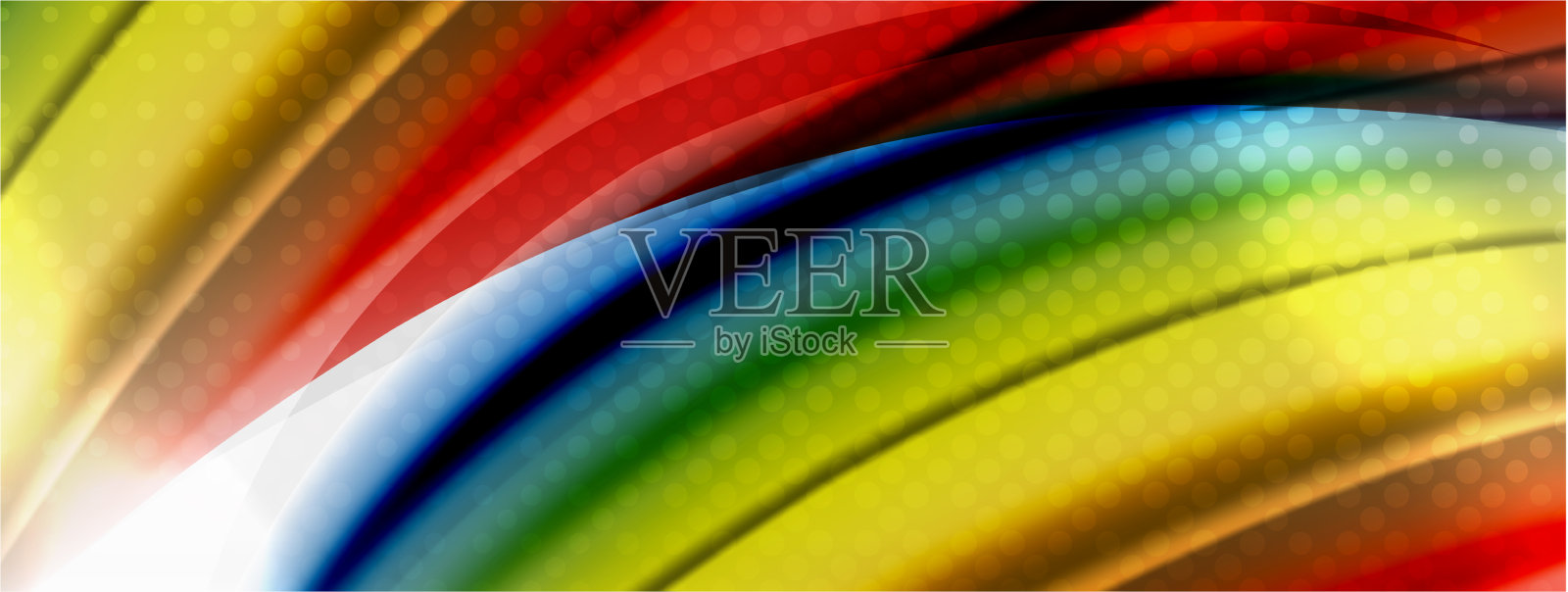 抽象的背景流畅模糊的线条插画图片素材