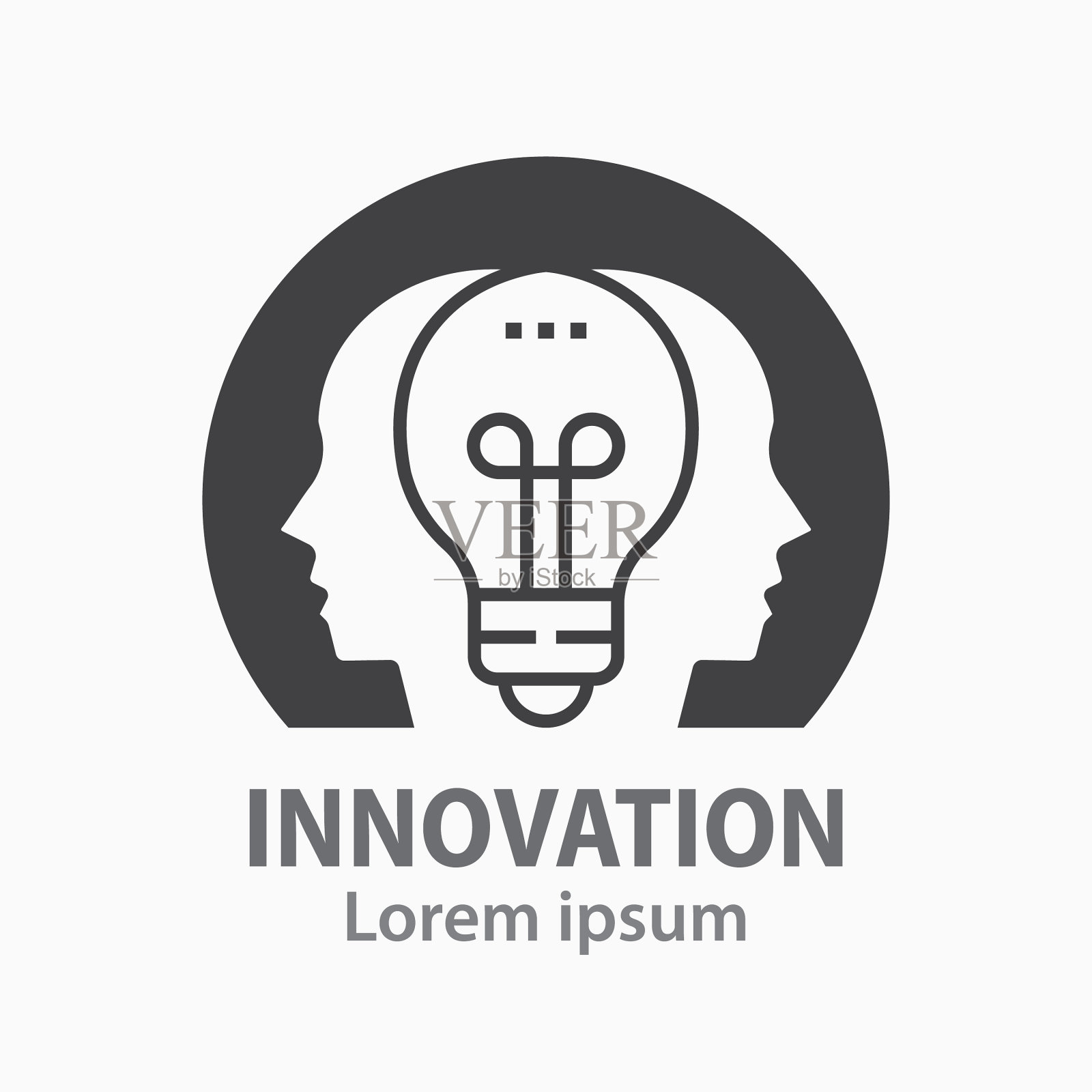 创新的标志插画图片素材