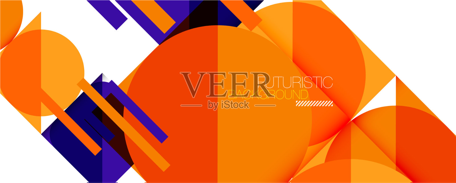 用简洁的几何抽象背景设计元素图片