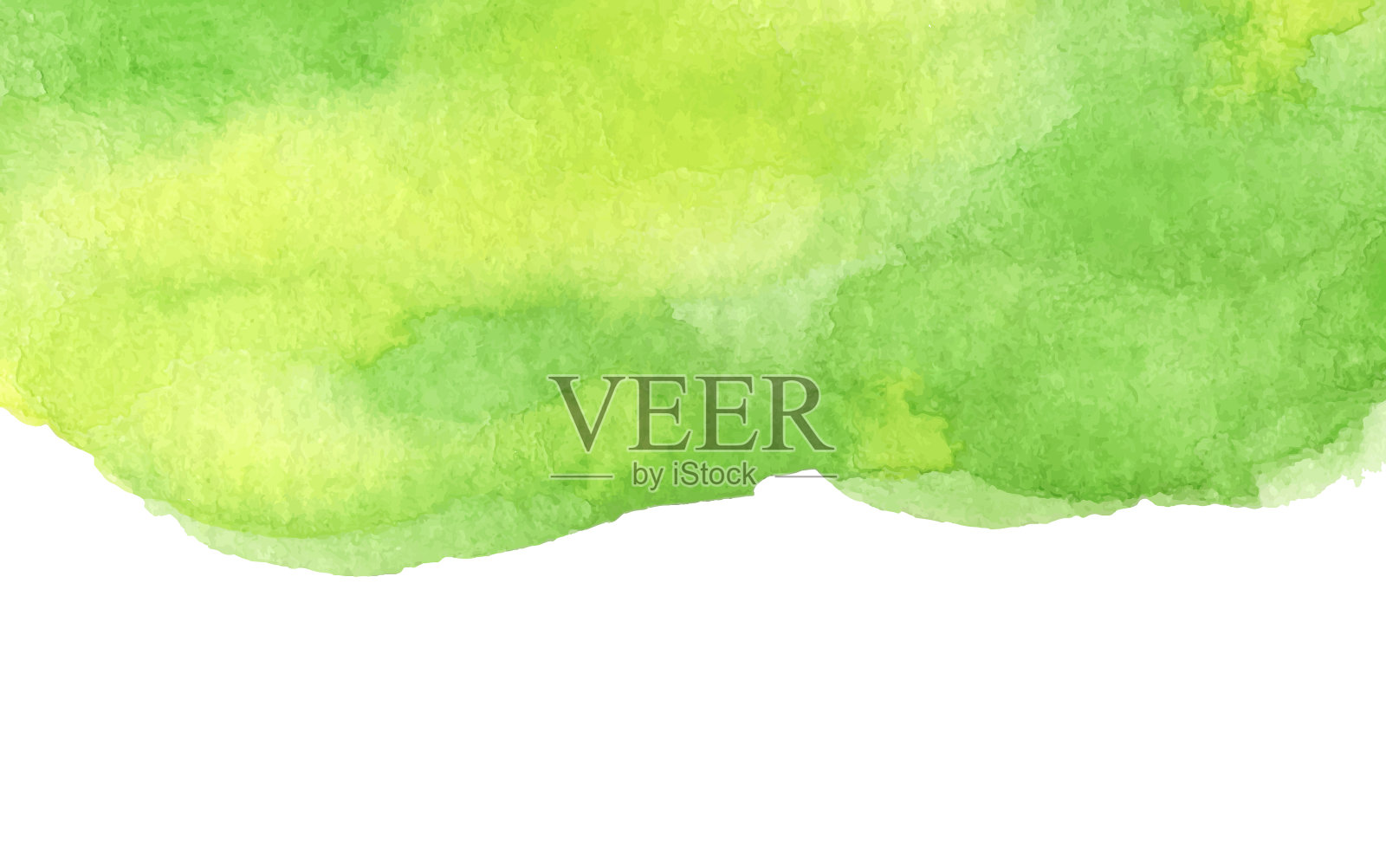 绿色抽象水彩背景插画图片素材
