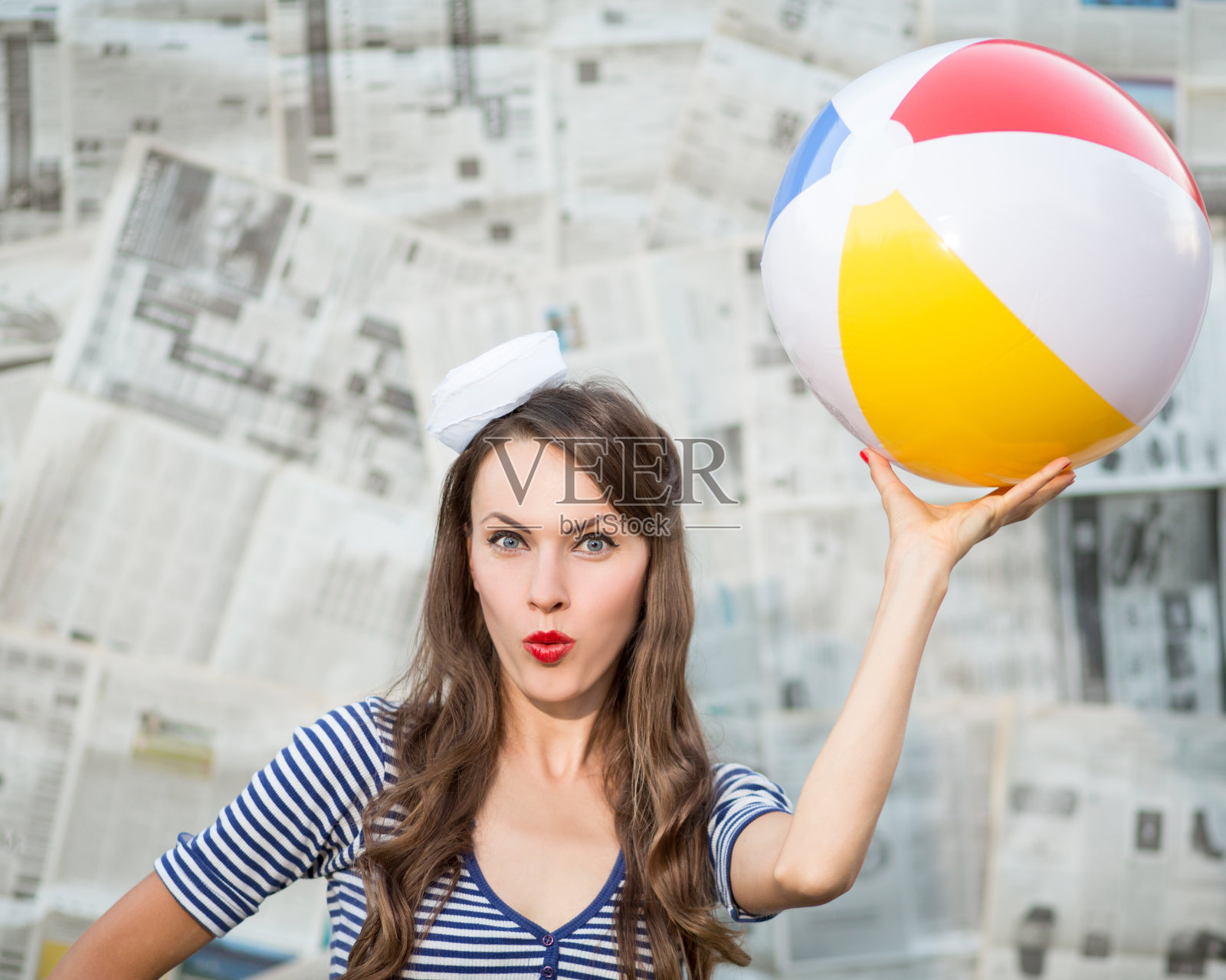 复古的女人照片摄影图片