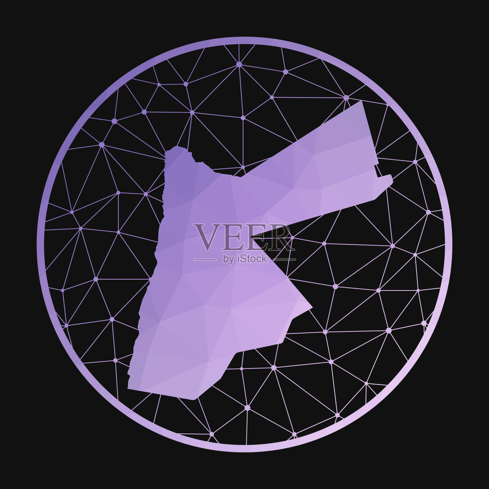 约旦图标。插画图片素材