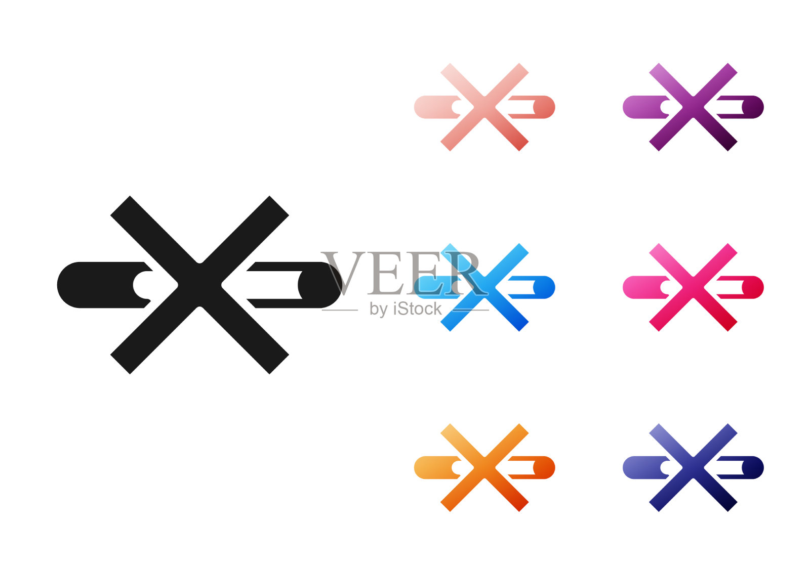 黑色无吸烟图标孤立在白色背景图标素材