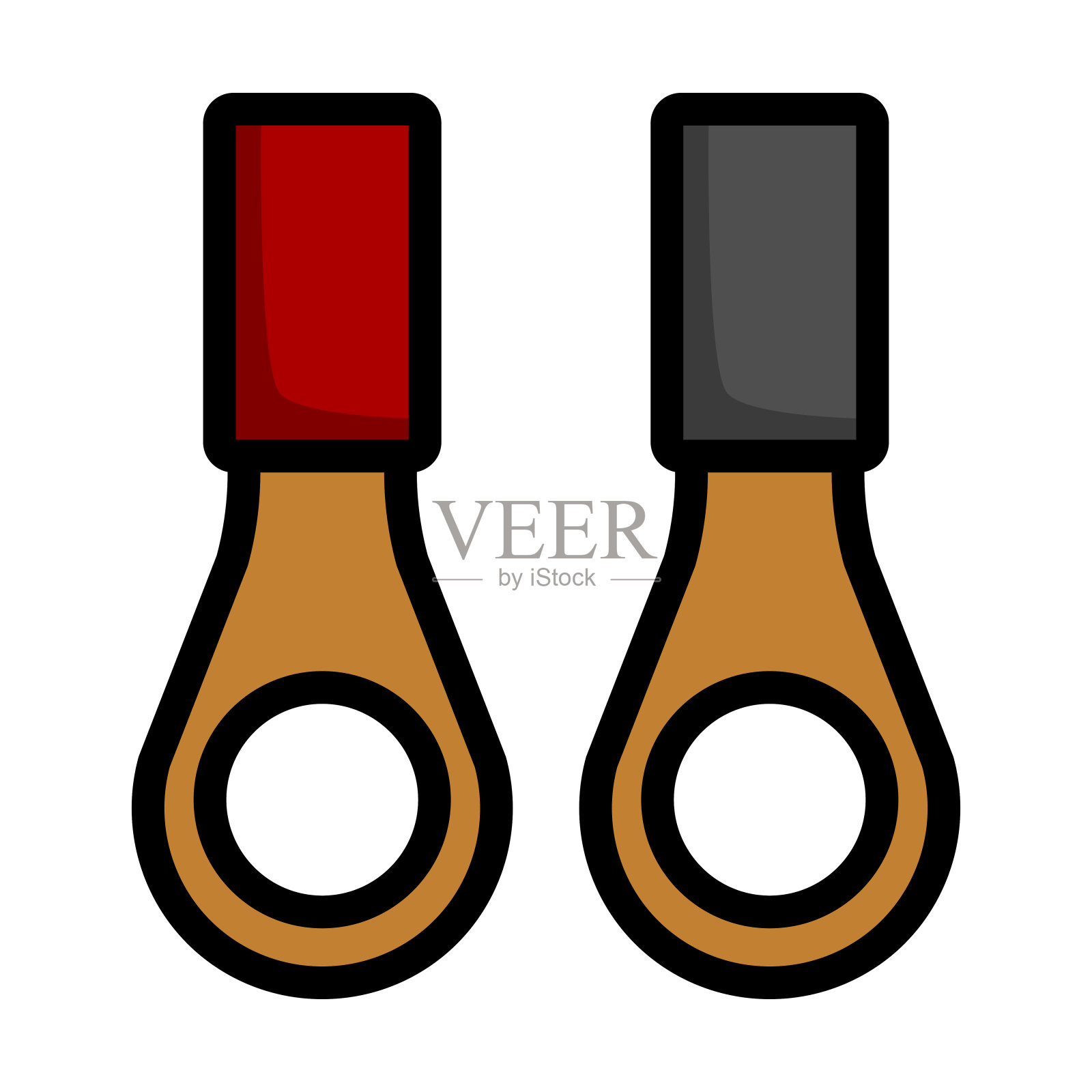 连接端子环图标设计元素图片