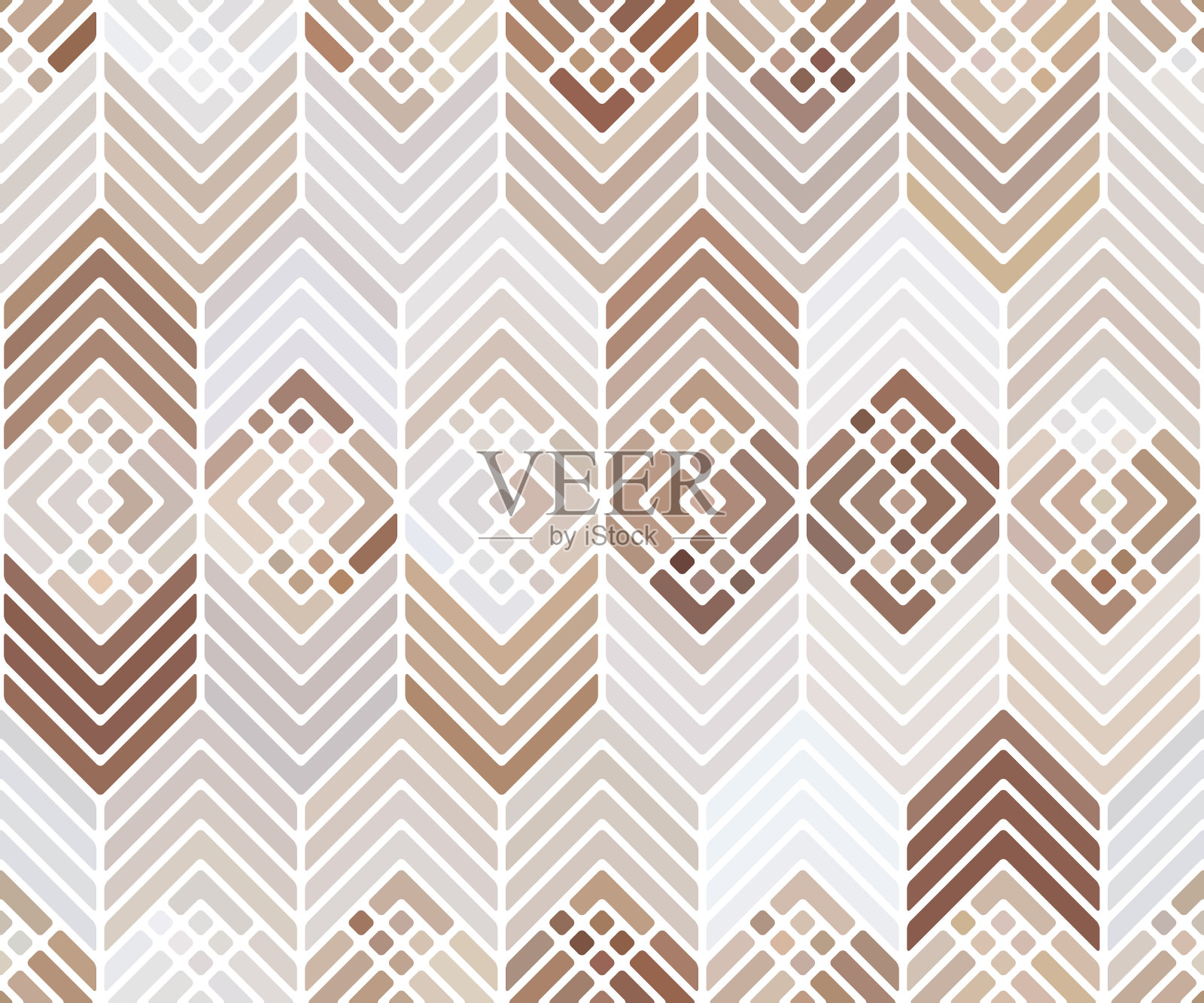 抽象无缝图案与数字和线条。插画图片素材