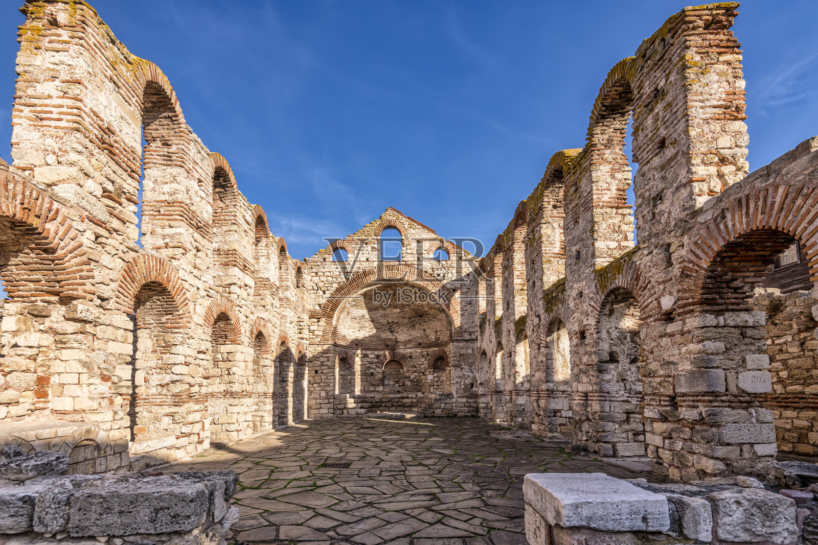 保加利亚内塞巴尔古城照片摄影图片