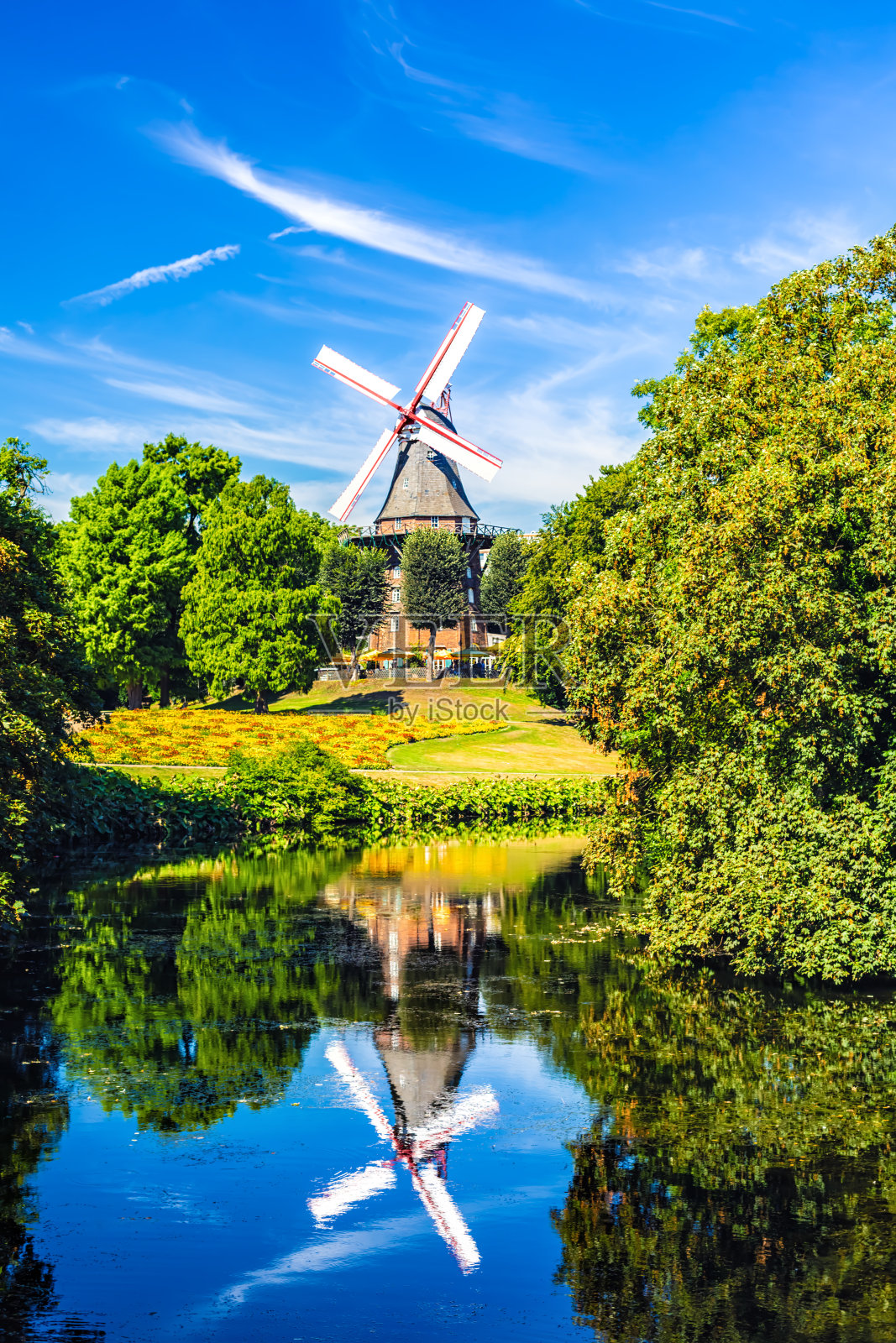 不来梅的老风车照片摄影图片