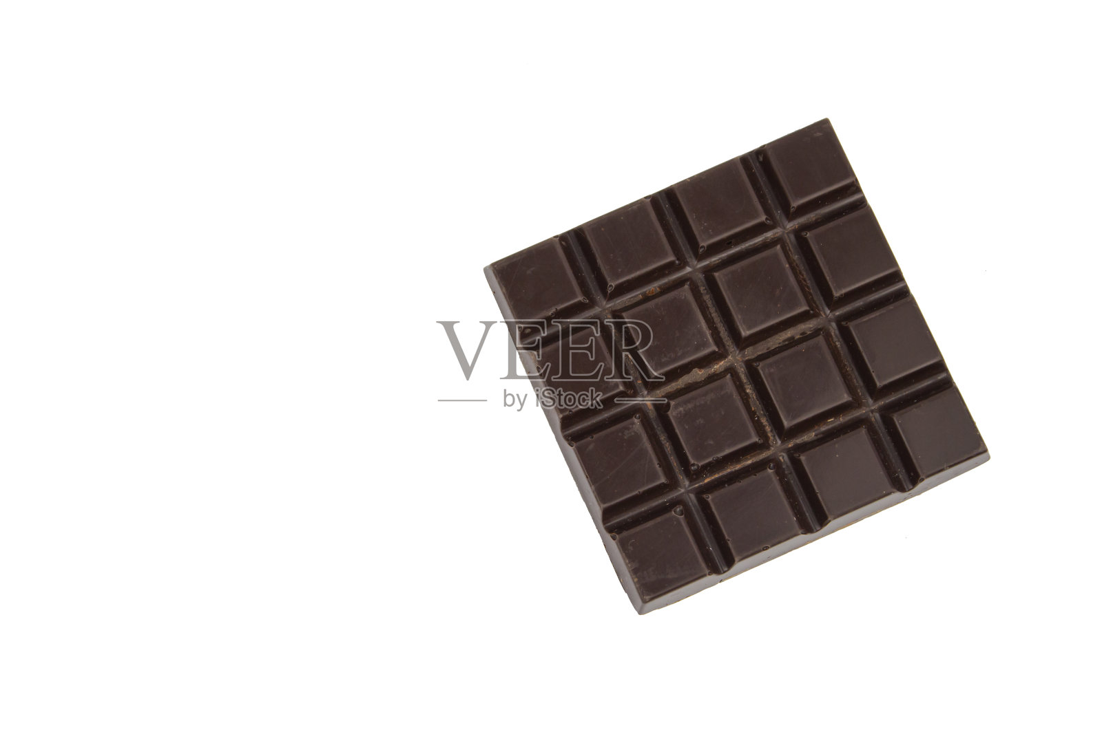 白色背景上的巧克力棒。本空间照片摄影图片