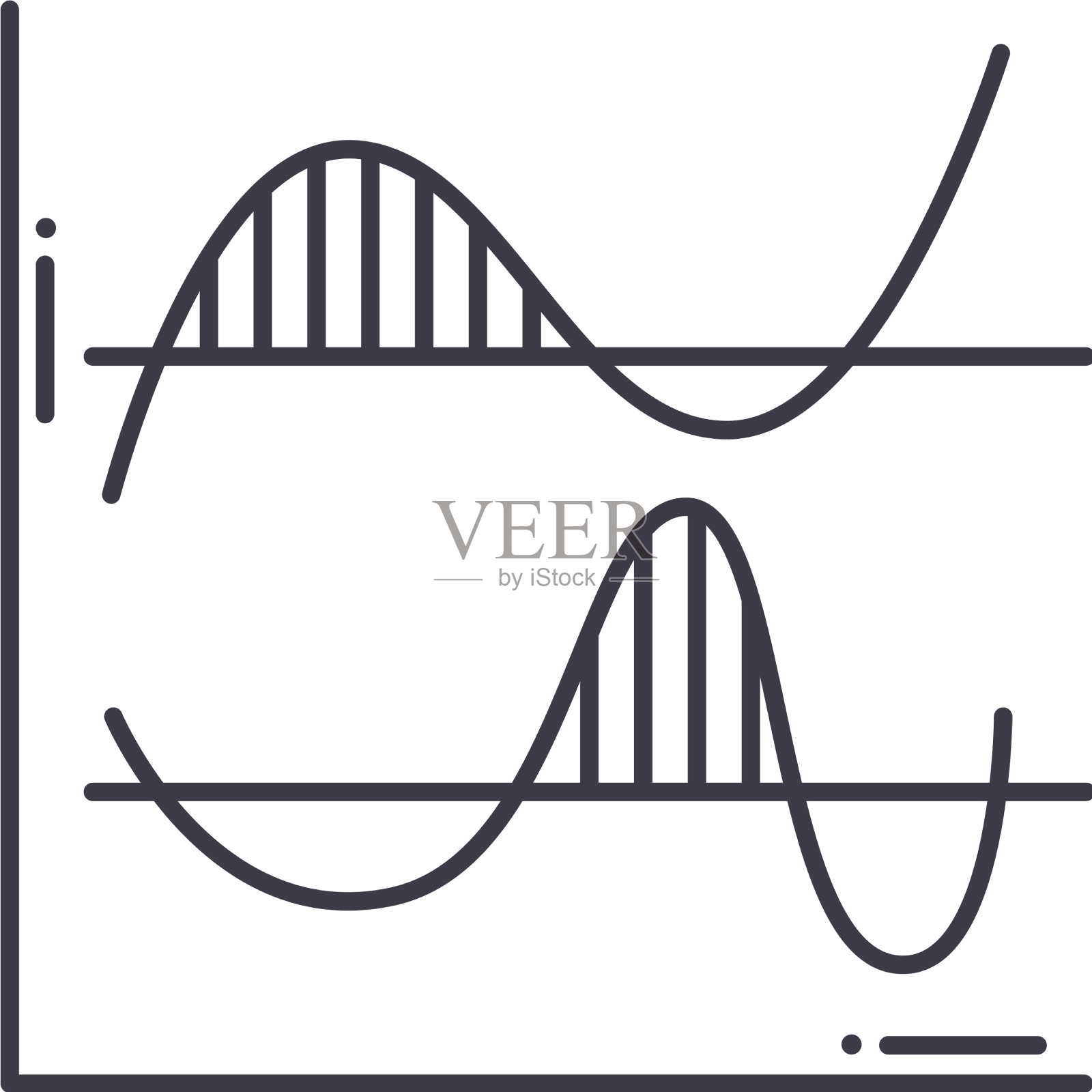 发散图标线性孤立的设计元素图片