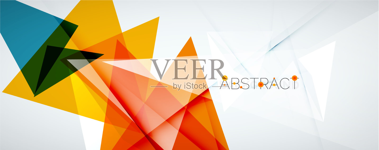 几何抽象背景颜色三角形插画图片素材