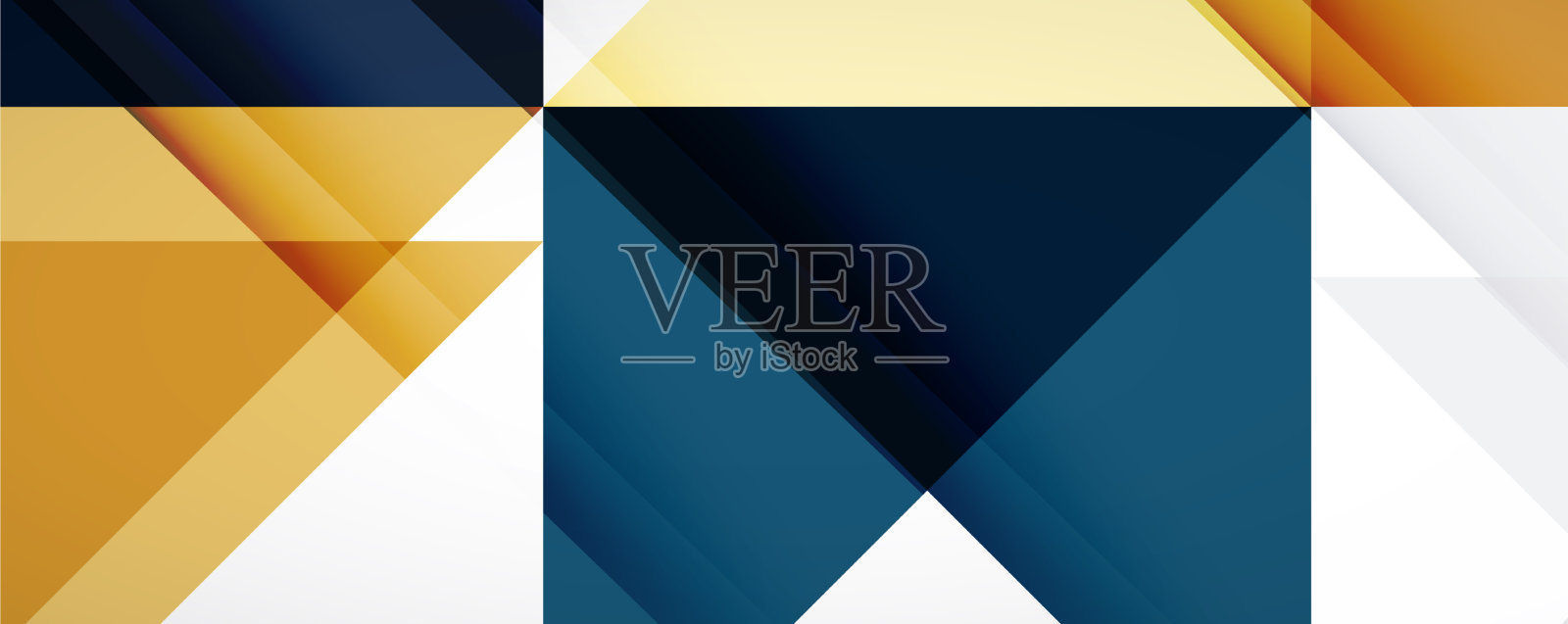 设置三角形几何背景插画图片素材