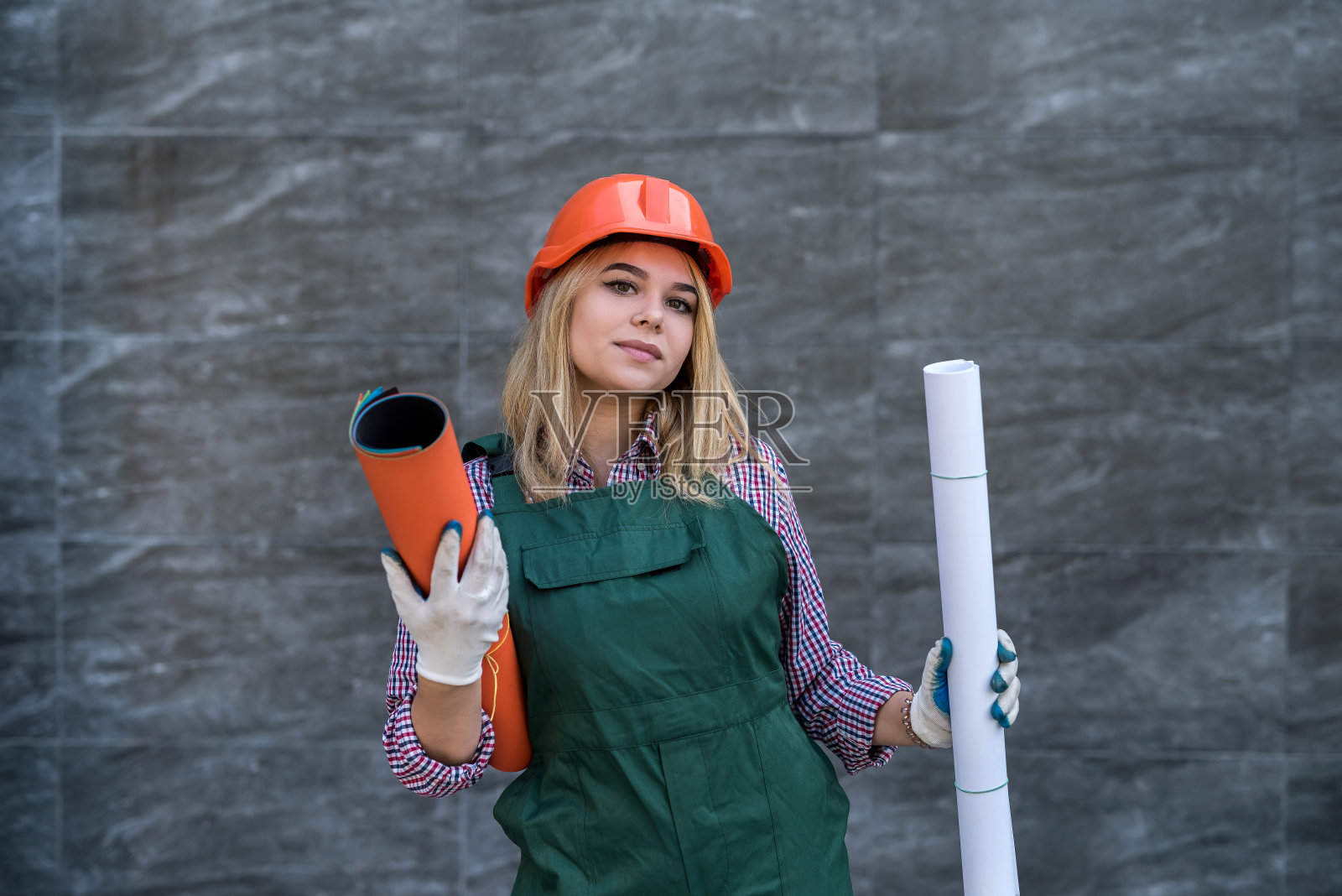 少女和改造项目照片摄影图片