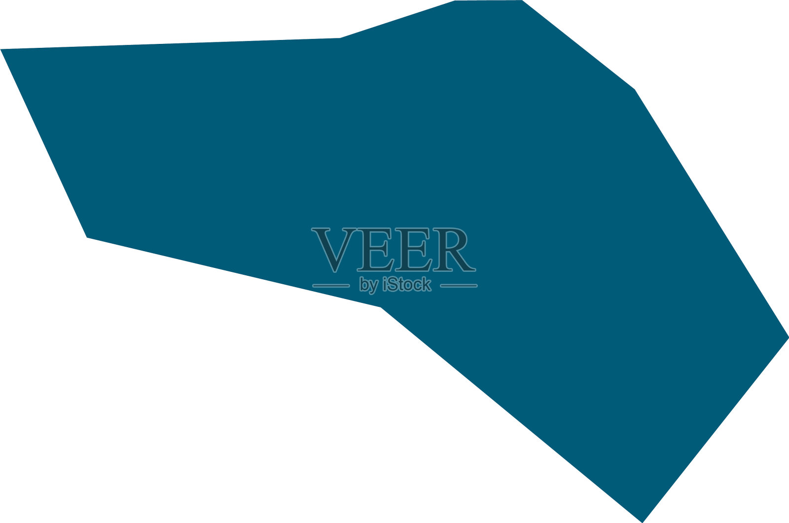 棱角几何的石头卵石形状简单基本插画图片素材