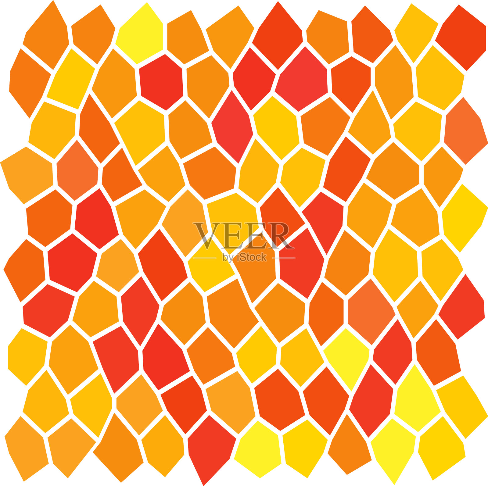 镶嵌不规则不规则的瓷砖石头插画图片素材