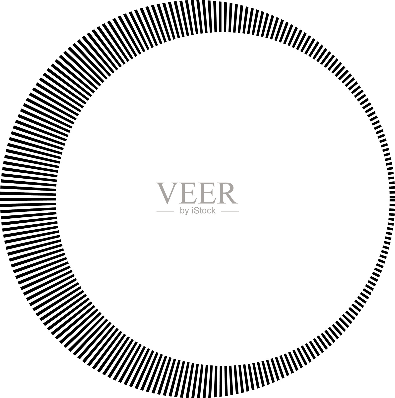 圆形径向线蜗壳螺旋形状设计插画图片素材