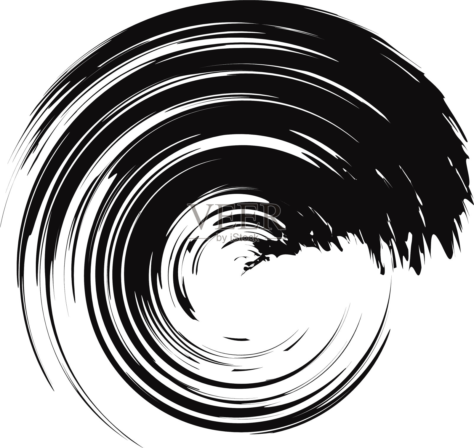 脏笔刷圈笔触jiddd插画图片素材