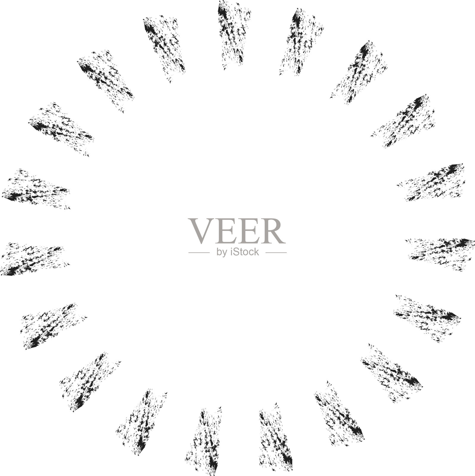 肮脏的圆圈，斑点，斑点插画图片素材