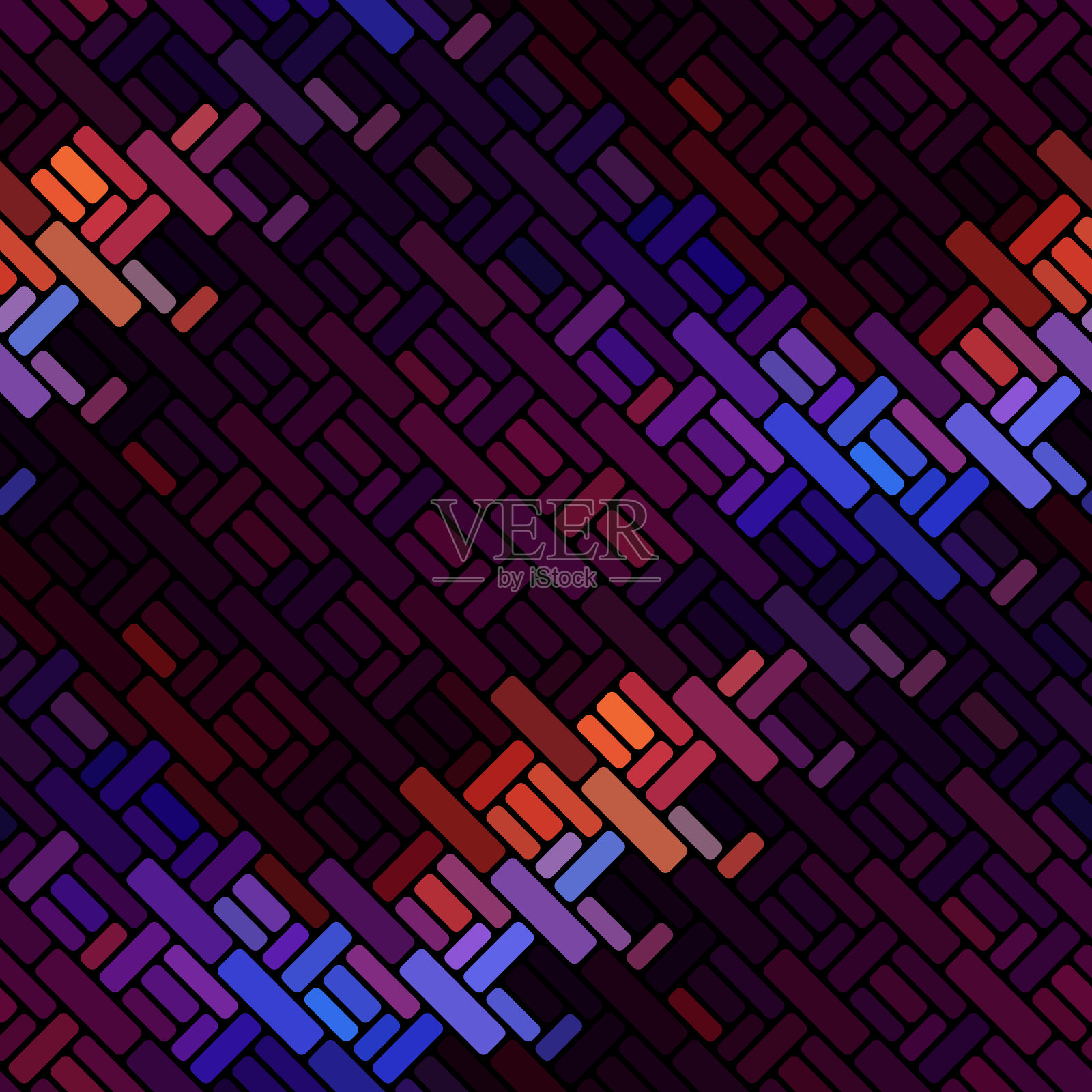 明亮抽象动态无缝图案的形状插画图片素材