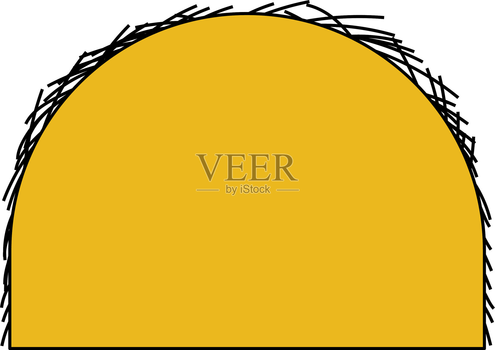 干草堆栈图标设计元素图片