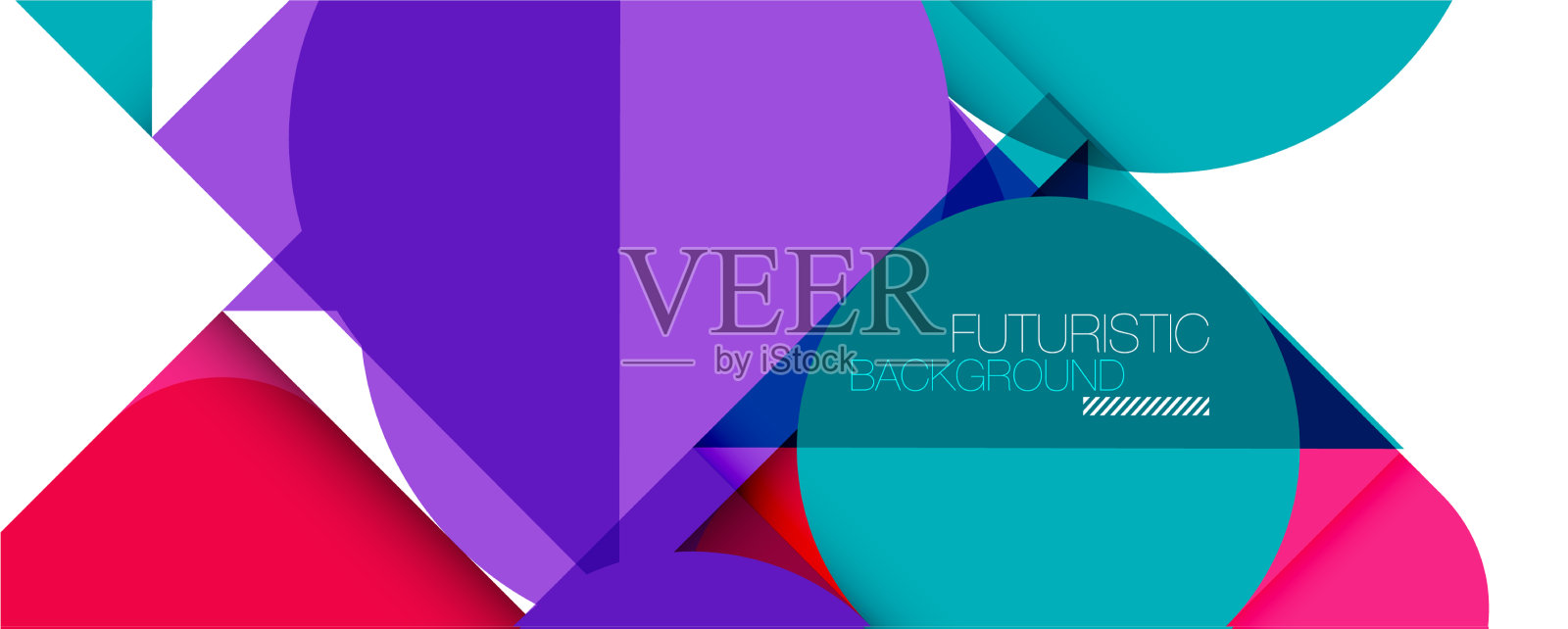 用简洁的几何抽象背景插画图片素材