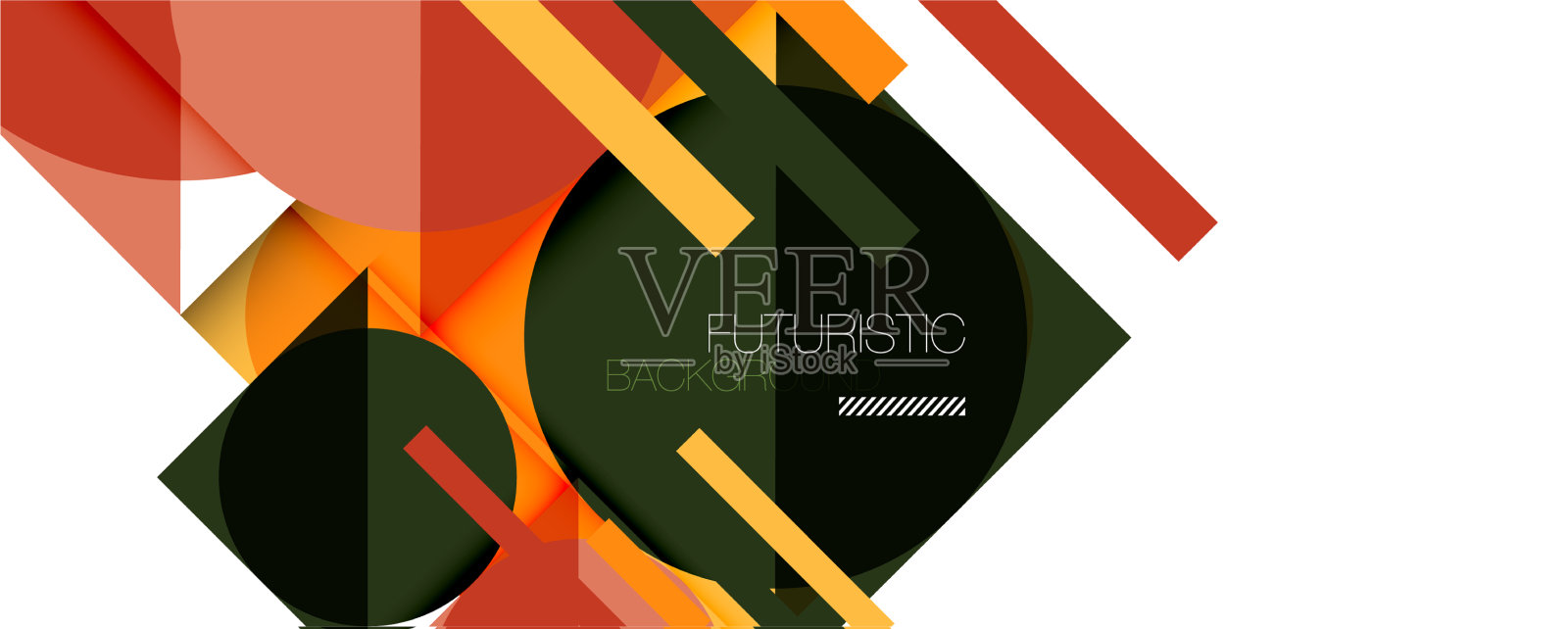 用简洁的几何抽象背景设计元素图片