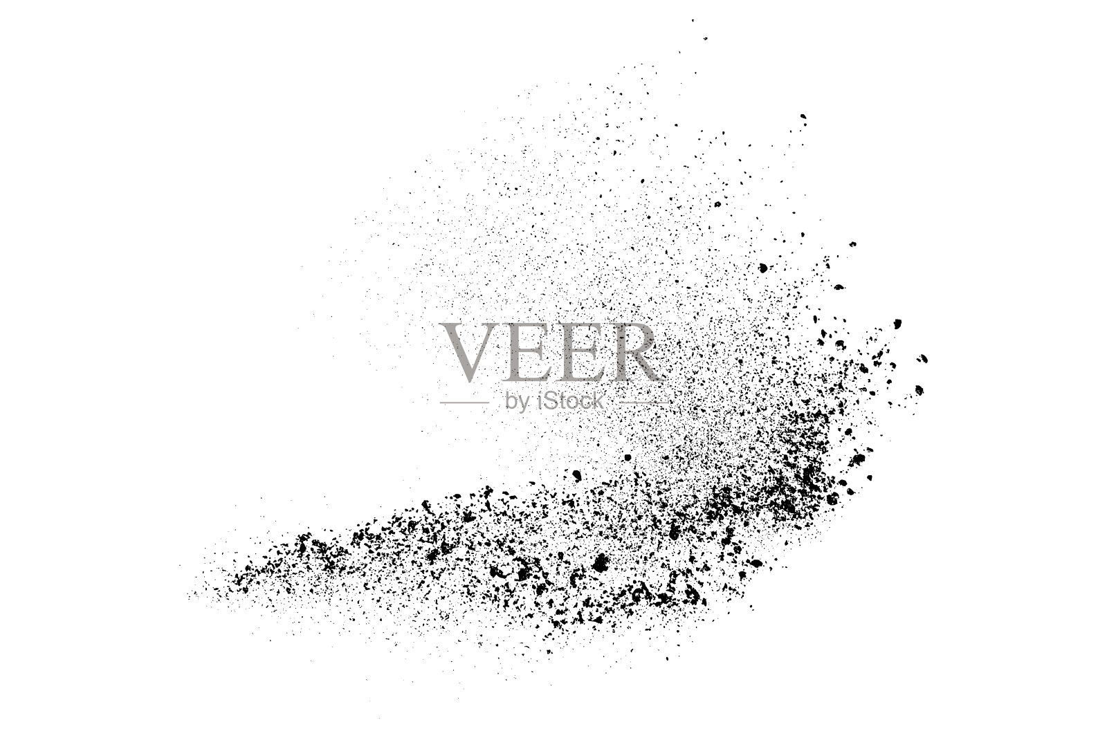 暗噪声颗粒。插画图片素材