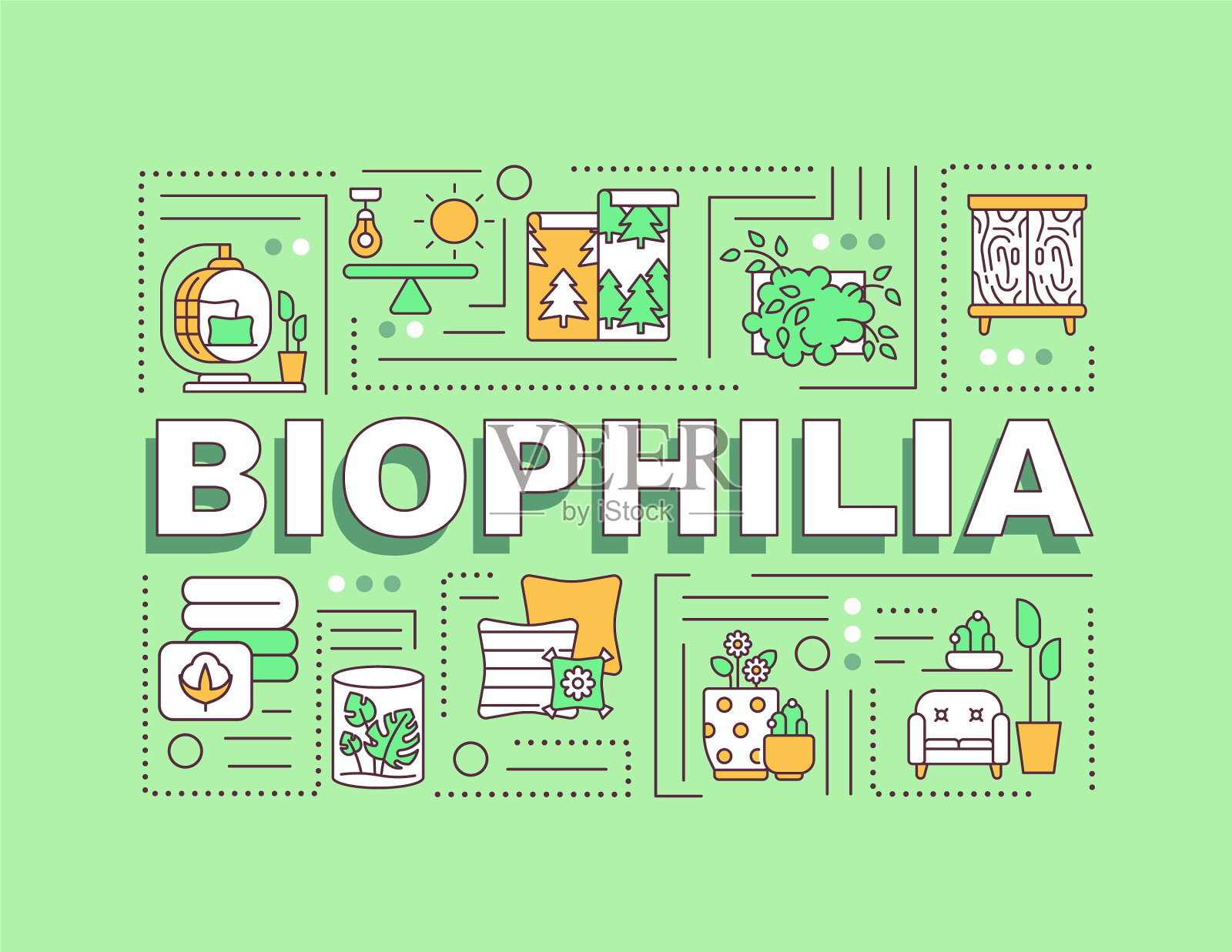 亲生字概念横幅插画图片素材