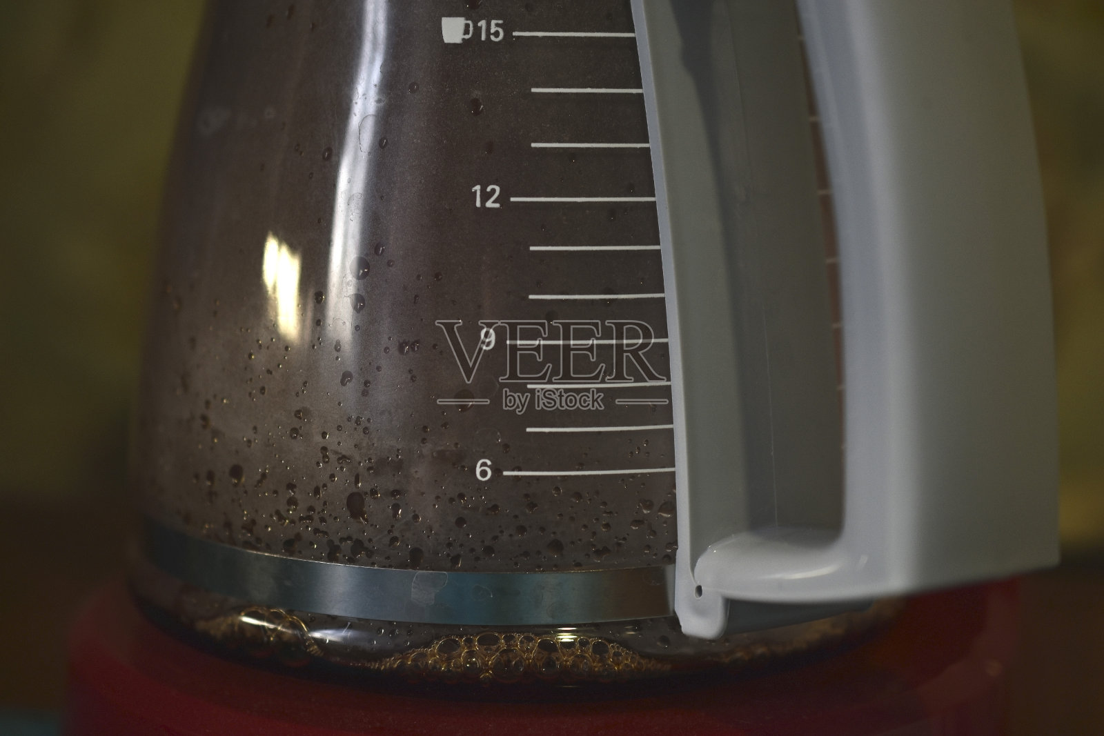 泡咖啡机泡咖啡用的容器照片摄影图片