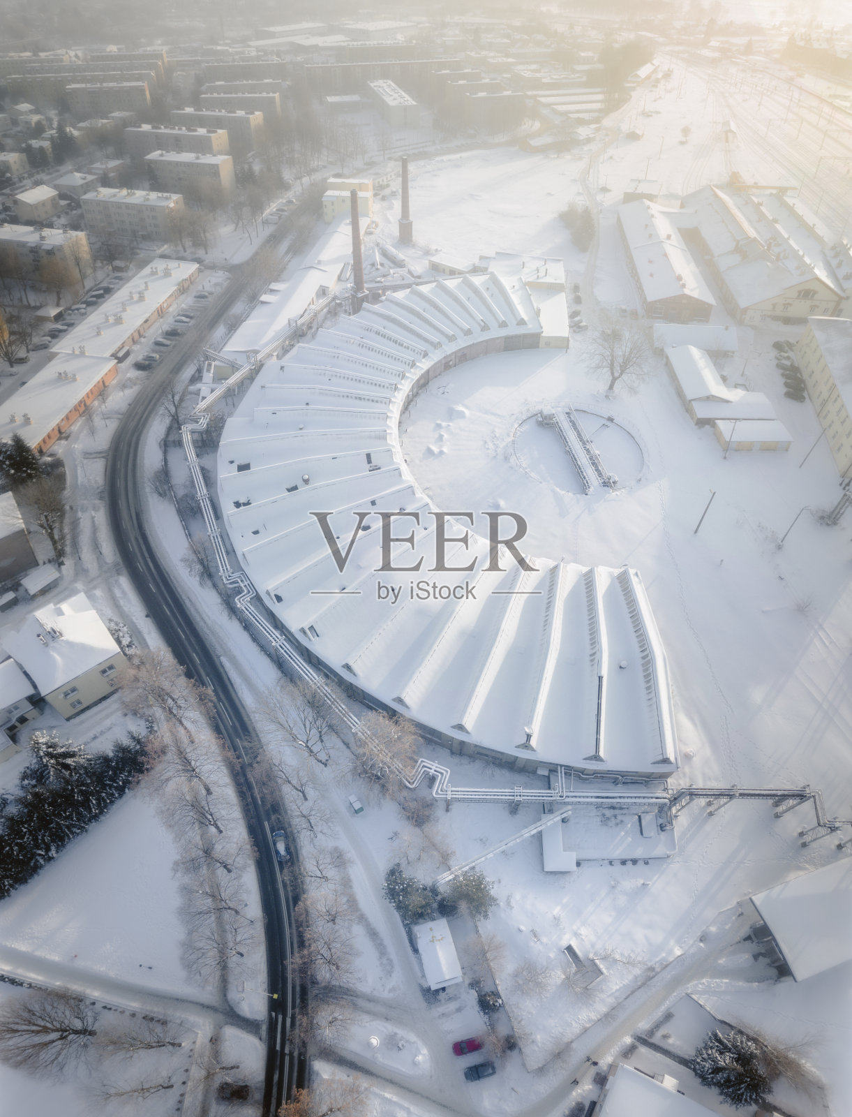 冬天的早晨照片摄影图片