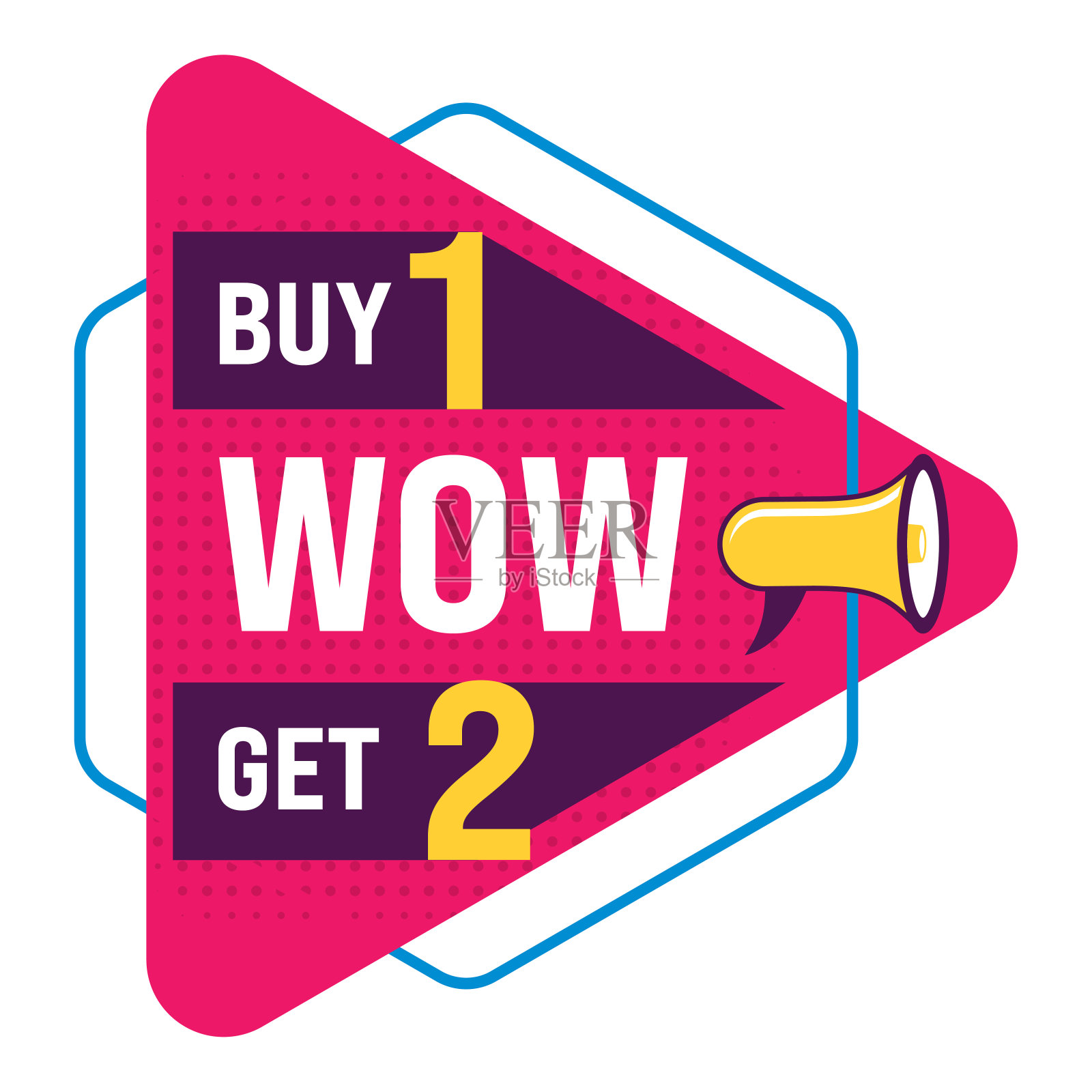 热门交易横幅上的白色背景设计元素图片