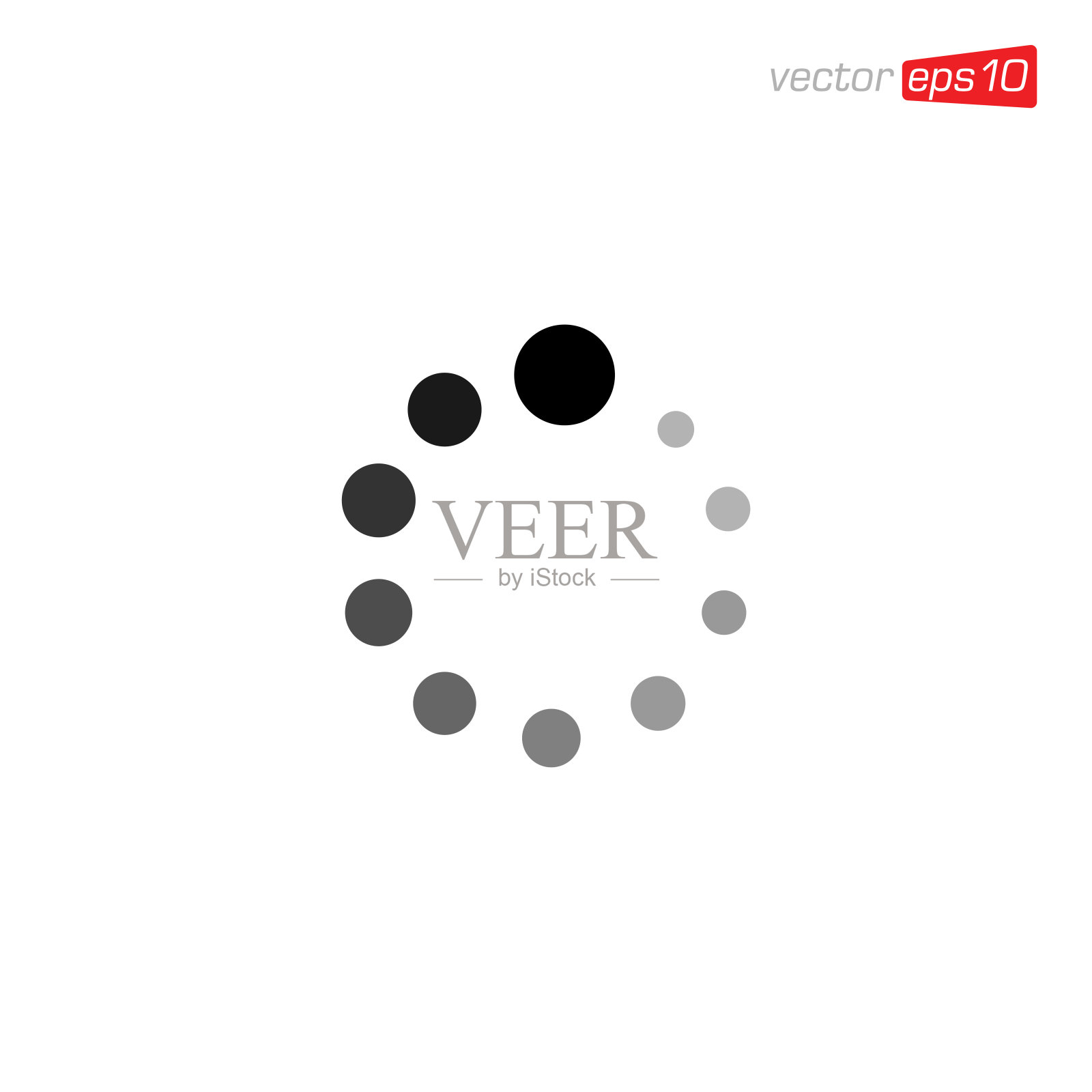 加载标志图标矢量模板插画图片素材