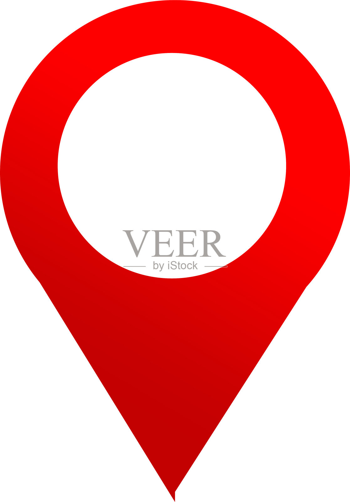 大头针图标标识设计插画图片素材